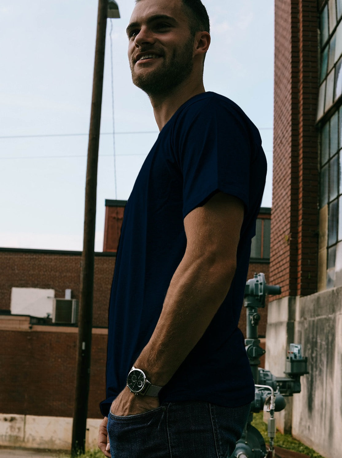 Taita Tee in Blue