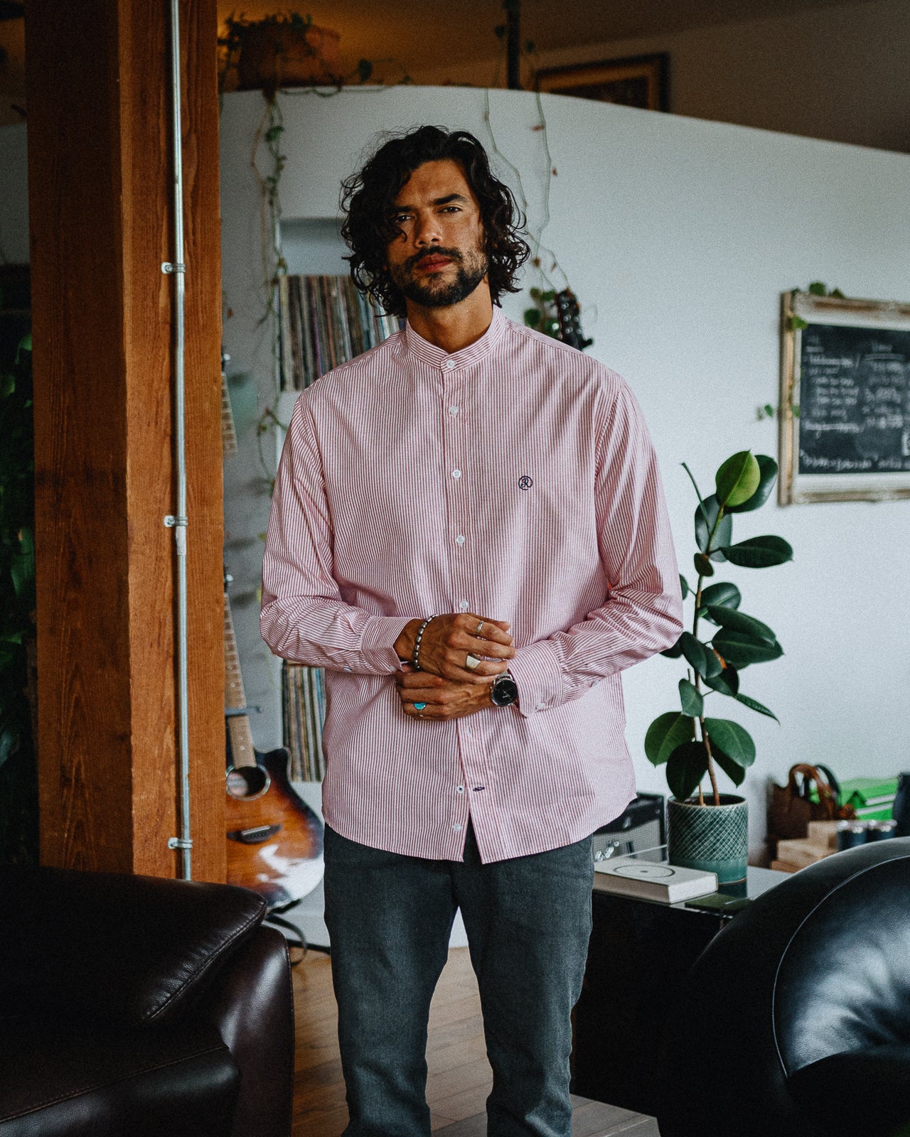 Pescador Shirt In Scarlet