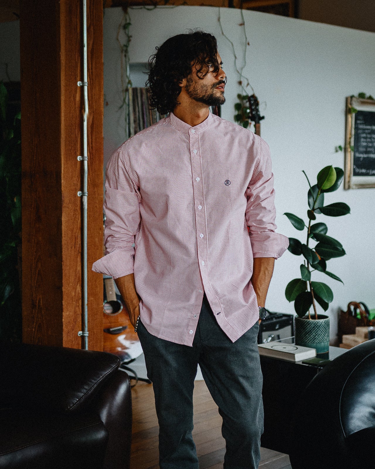 Pescador Shirt In Scarlet