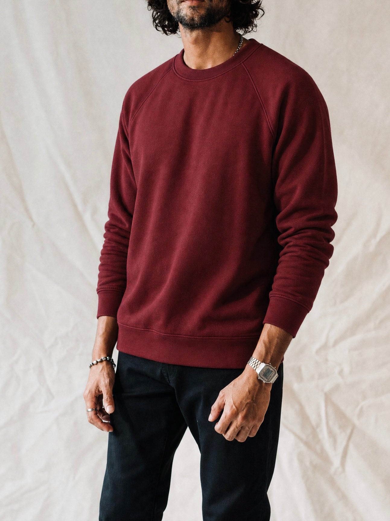 Ñaño Crewneck in Wine
